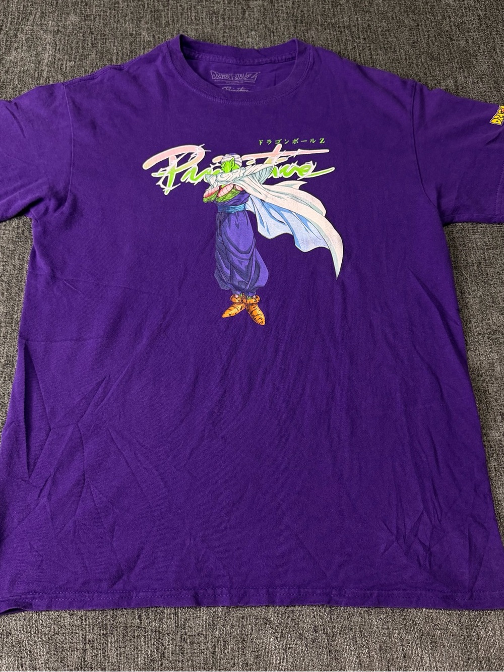 Vintage Primitive Dragon Ball Z Piccolo T-Shirt Anime M 90s Style Rare Cotton